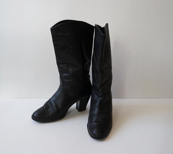 vintage leather boots womens