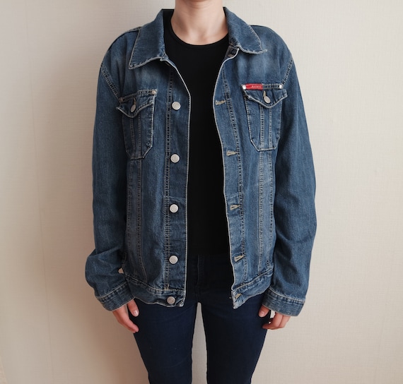 Vintage LEE COOPER Lined Denim Jacket Mid Blue XL | Vintage Online |  Bragvintage.com