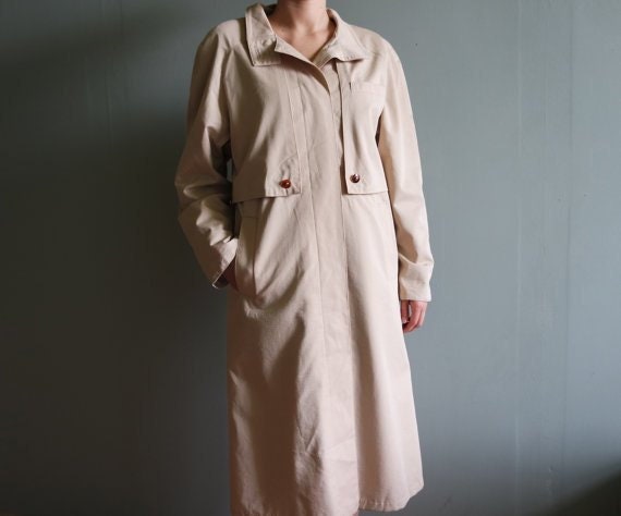 Trench Coat Women, Vintage Trench Coat, Beige Tren