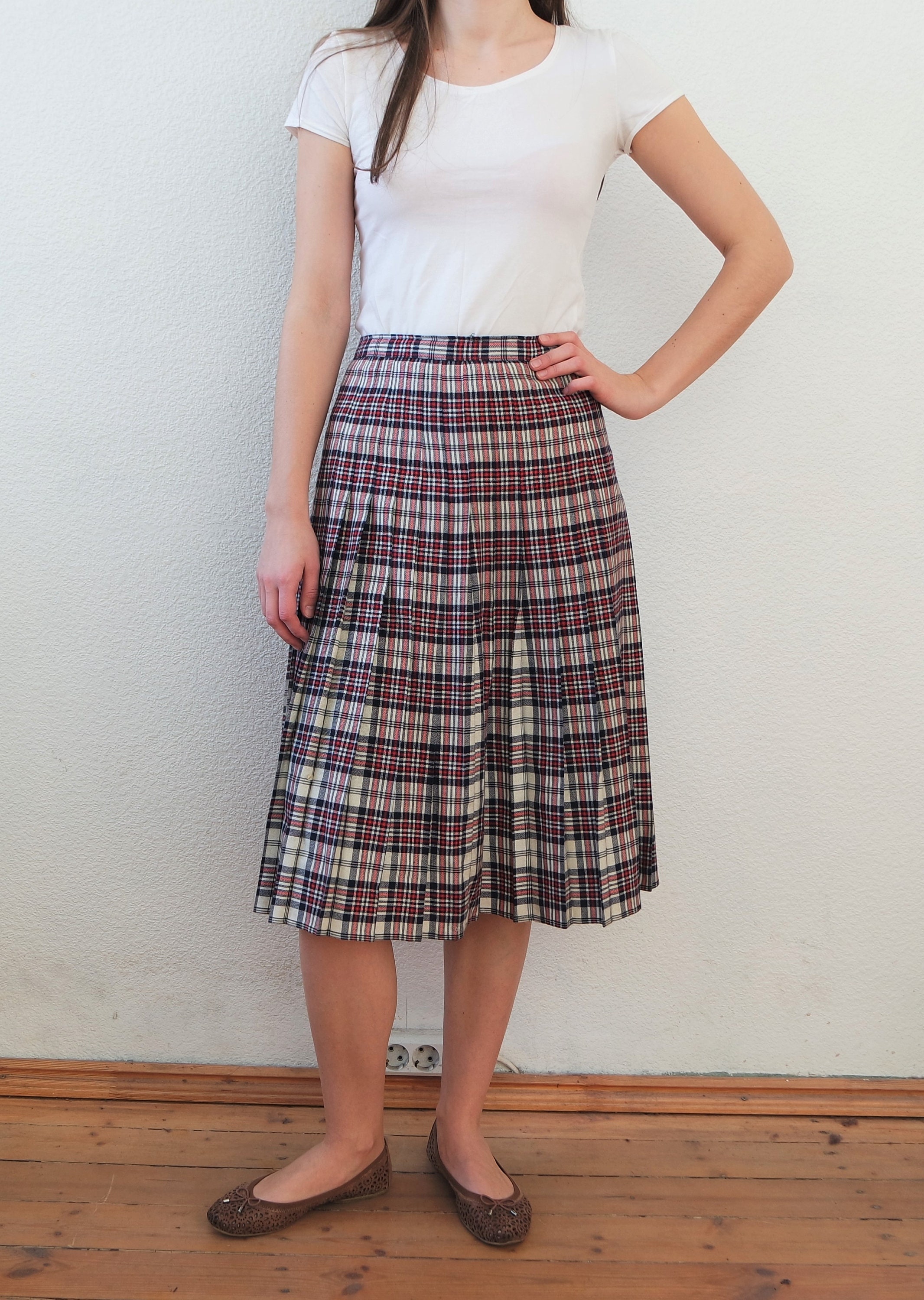 1943-FCS Junior's Pleated Plaid Skirt – Ivy School Uniforms