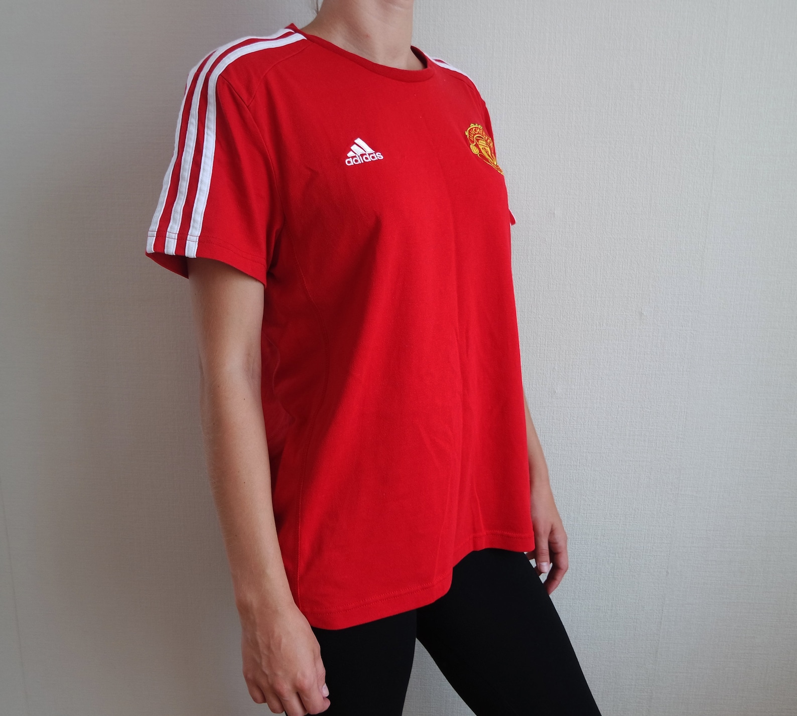 Red ADIDAS Sport Tshirt Adidas Activewear Medium Size Shirt Etsy UK