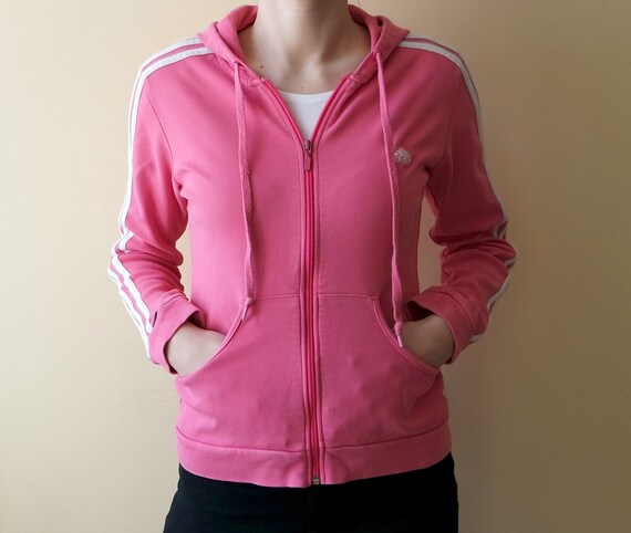 adidas pink womens jacket