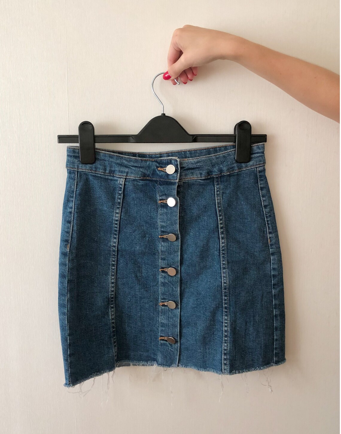 Vintage Mini Skirt Vintage Blue