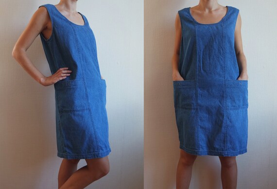 jeans sarafan dress