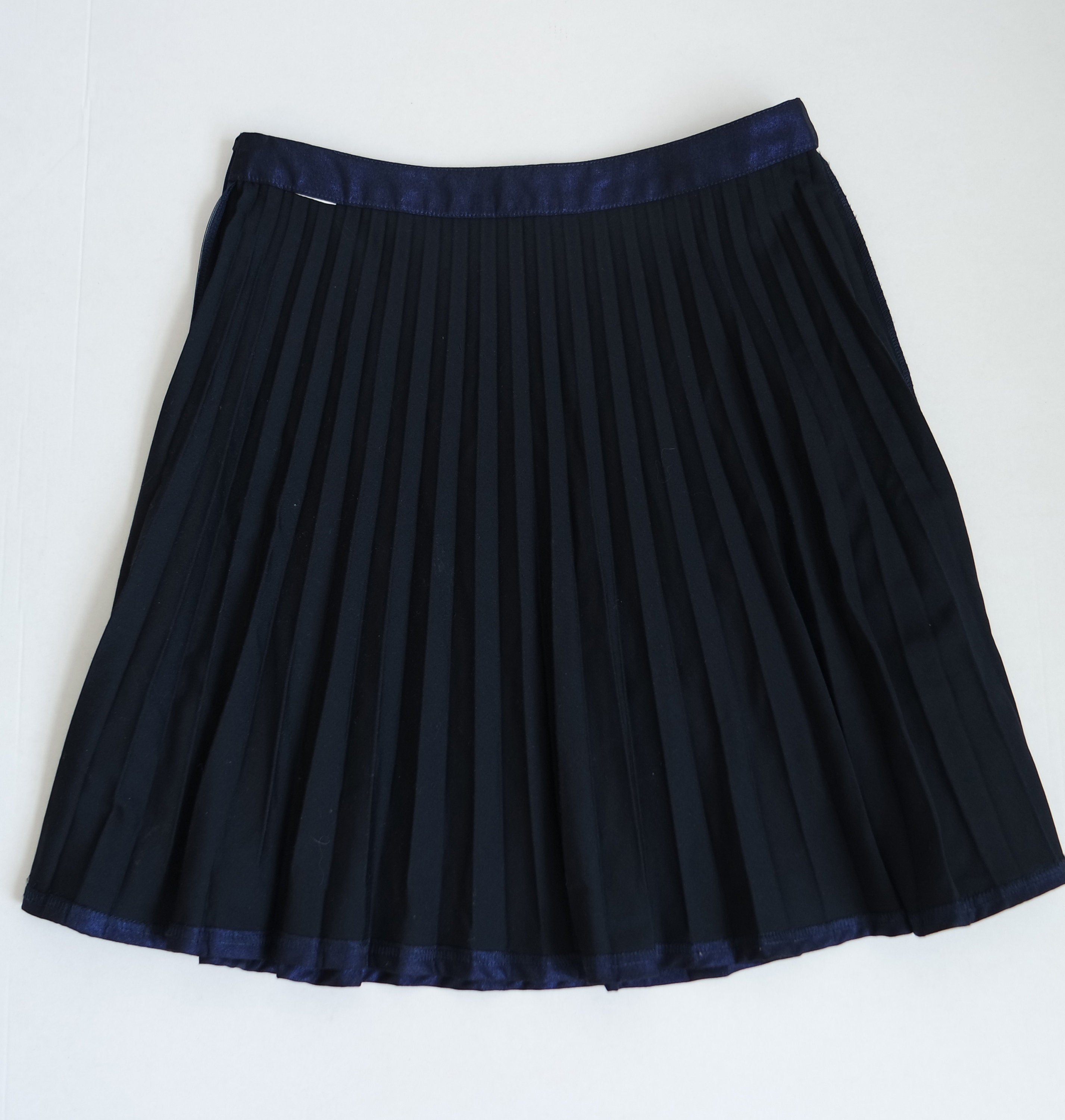 Vintage Pleated Skirt Navy Pleated Mini Skirts Vintage Skirt - Etsy
