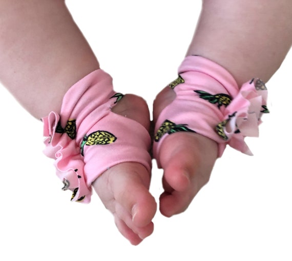 baby girl pineapple sandals