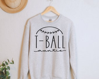 T-Ball Auntie screen print transfer