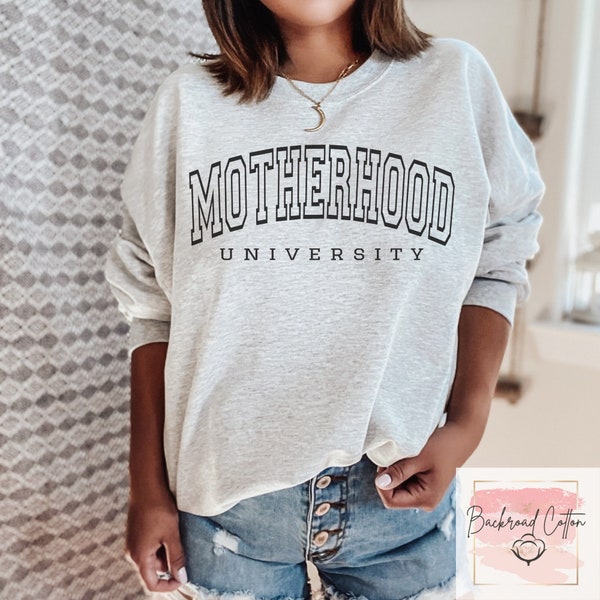 Motherhood University screen print transfer ONLY