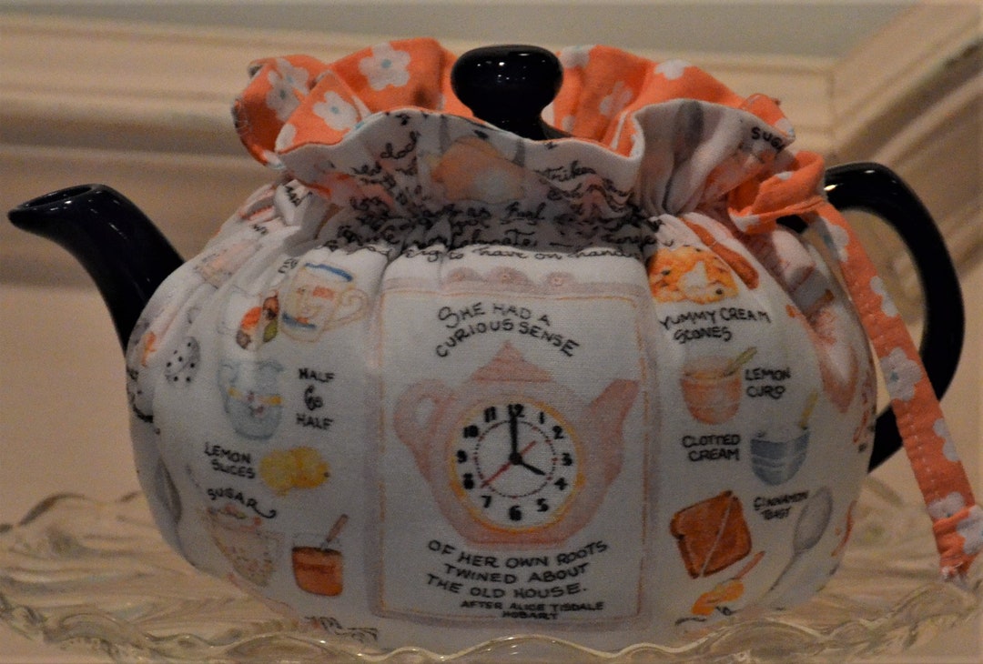X SMALL TEA Cozy is a Drop in Snuggie Afternoon Tea Design Will Fit