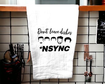 Flour sack tea towel - NSYNC