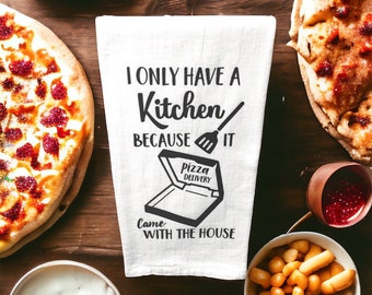 Flour sack tea towel - Only reason