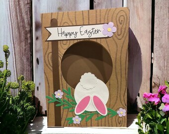 Handmade paper Easter card