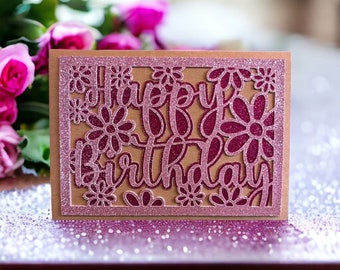 Handmade greeting card - Happy Birthday