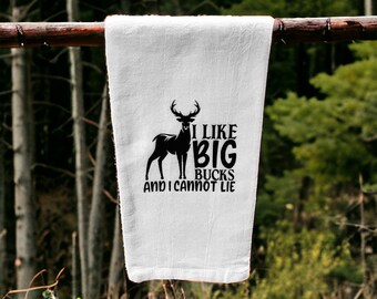 Flour sack tea towel - Big bucks