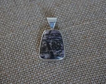 Tiffany Stone handmade sterling silver pendant