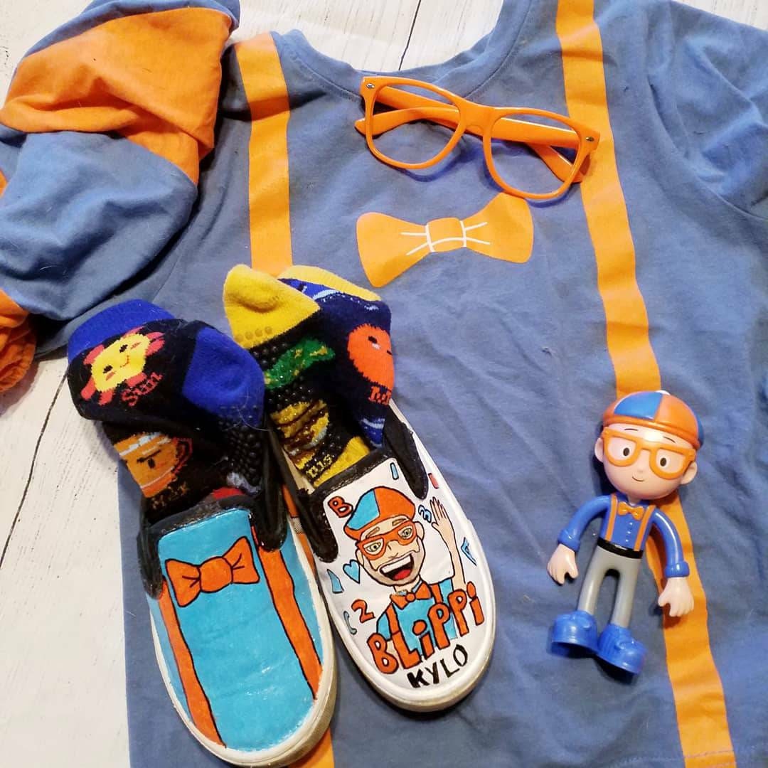custom blippi shoes