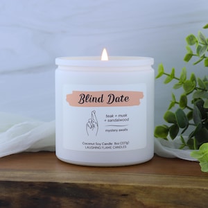 Sandalwood Teak Candle: Bold Mysterious Scent - Coconut Soy Wax - 8oz or 11oz