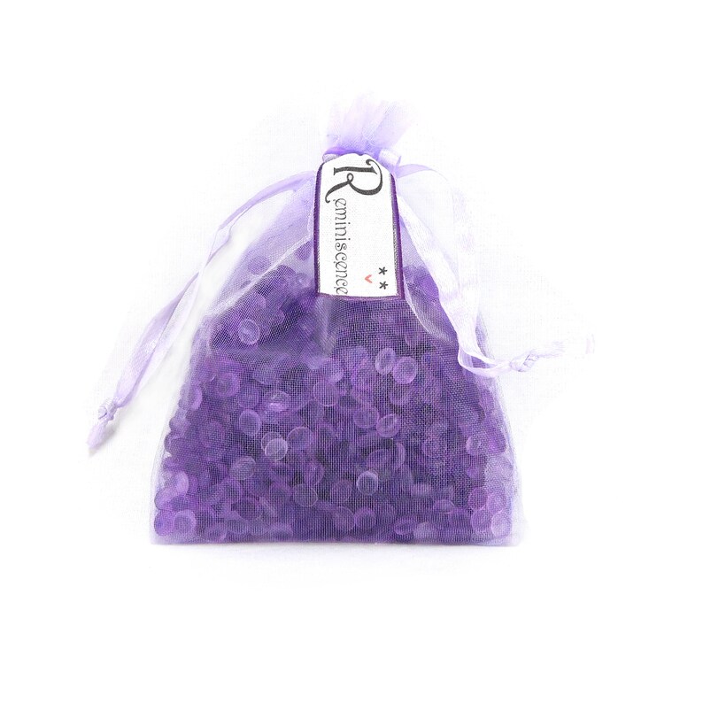 Scented Sachets Set of 2 Organza Bag Sachets Fragrance Blend-Reminiscence Fragrance Beads Aroma Beads