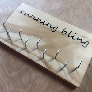 Running Medal Holder &quot;running bling&quot; (Customizable)