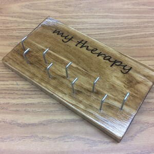 Running Medal Holder &quot;my therapy&quot; (Customizable)