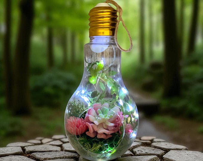 Lightbulb Terrarium