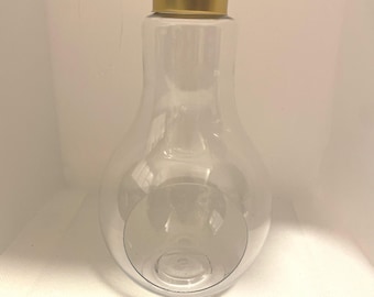 DIY Hanging/Tabletop  Lightbulb Terrarium (Empty)