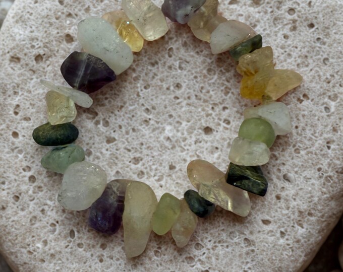Raw Quartz Nugget Bracelet