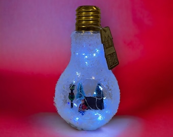 Unique Gifts for Tabletop: Christmas Themed #3 Lightbulb Terrarium