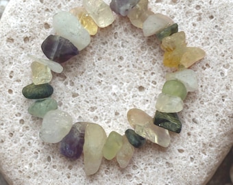 Raw Quartz Nugget Bracelet