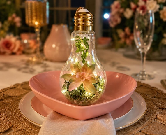 Hanging Lightbulb Terrarium - Etsy