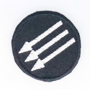 Antifa Arrows Patch Iron Front Socialism Anarchy Antifascist Resistance