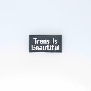 Trans Is Beautiful Patch orgulho transgênero não binário