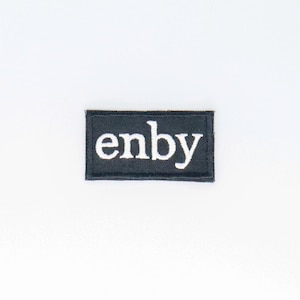 Enby Patch - queer ally lgbtq lgbt lgbtqipa mogai trans transgender