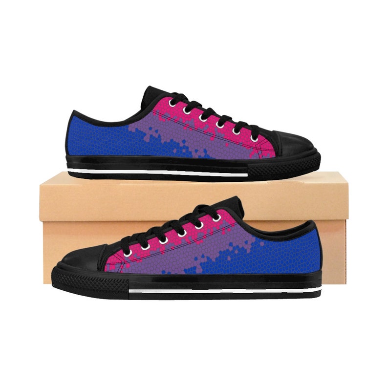 Canvas High Top Sneaker Casual Skate Shoe Mens Womens Asexual Pride Flag