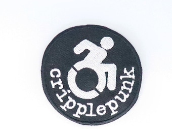 Cripplepunk mit aktiver Behinderung Symbol Patches chronische Krankheit Sperre Ermutigung Löffel Geschenk