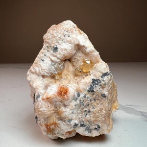Cerussite with Barite and Galena | Mineral Specimen