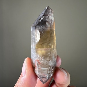 Citrine Quartz Point | Natural Double Terminated Citrine Crystal | Zambian Citrine Point