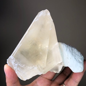 Calcit mit Schmiedeit | Goldener Calcit Kristall Mineral
