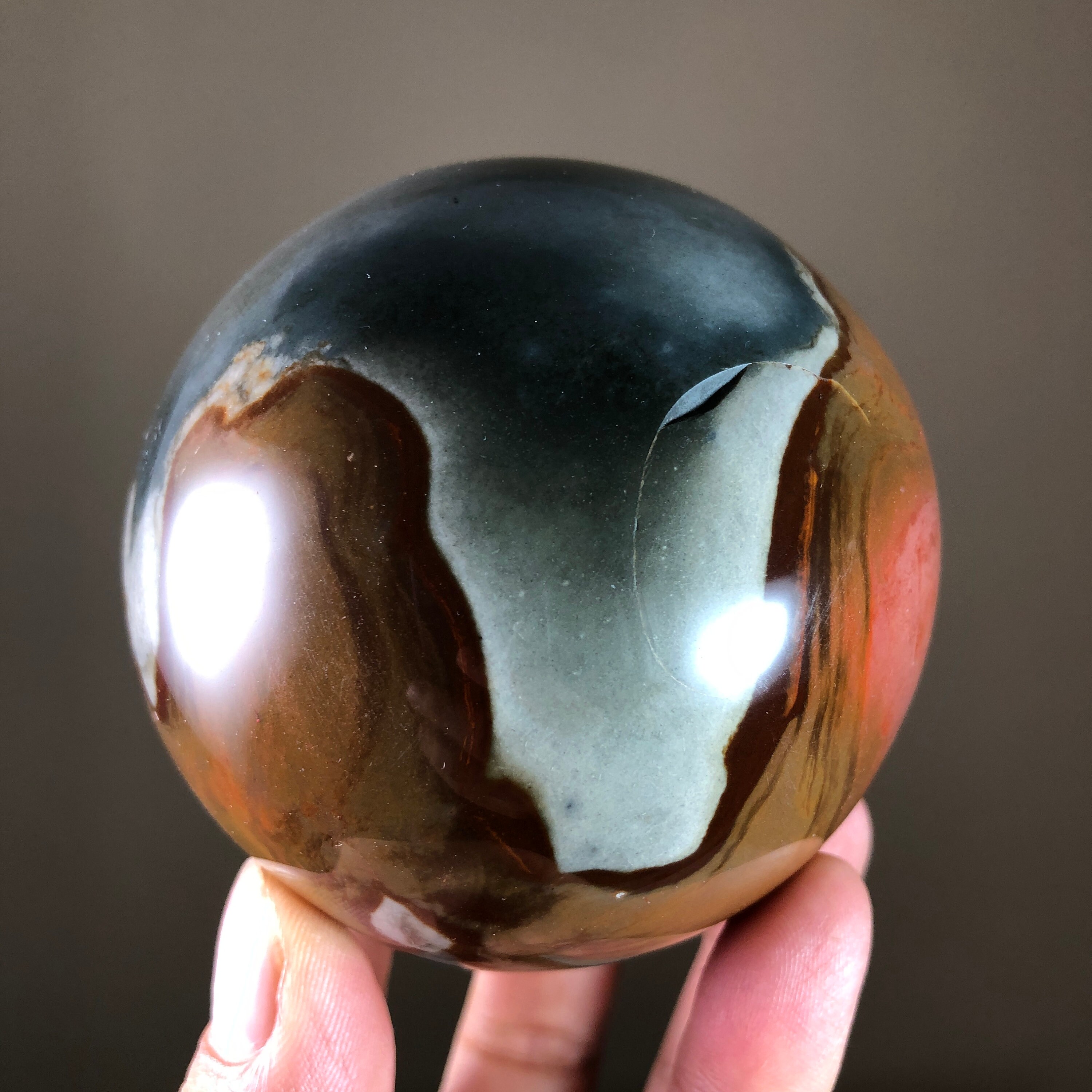 Multi Blue Tigers Eye 20-30mm Gemstone Sphere - One Orb or Bulk