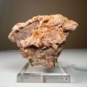 Barite | Baryte Crystals on Matrix | Mineral Specimen from Morocco