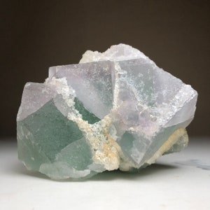 fluorite | bi-color fluorite cube cluster // Morocco