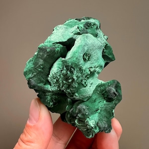 Malachite | Natural Fibrous & Botryoidal Malachite Mineral Specimen from DR Congo
