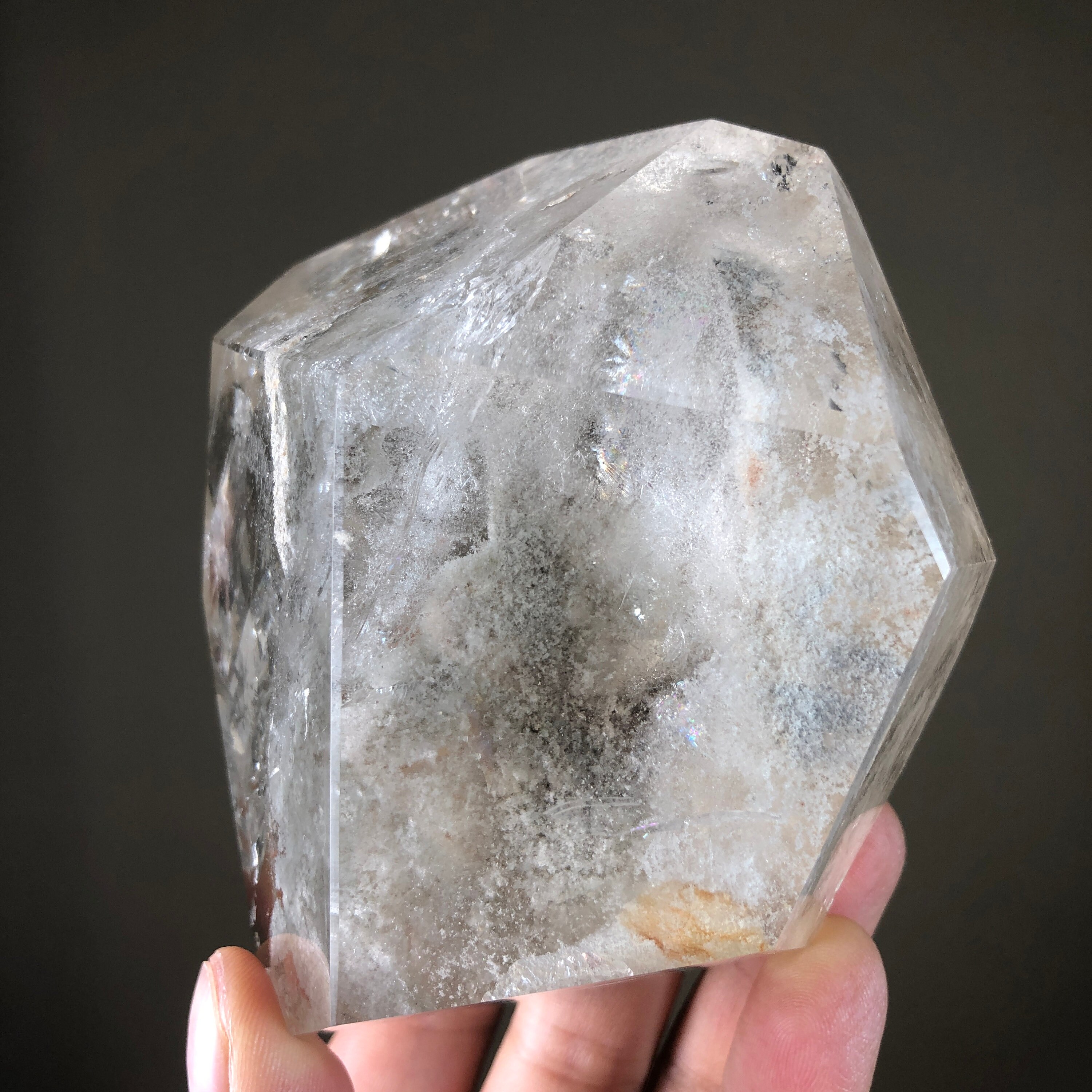 Lodolite Quartz Crystal Inclusion Quartz // Brazil Etsy