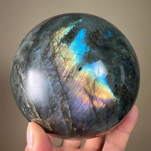 Labradorite Sphere | Spectrolite Orb | Large Labradorite Crystal Ball