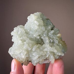 Prehnit | Natürlicher Grüner Prehnit Cluster | Mineral aus Marokko