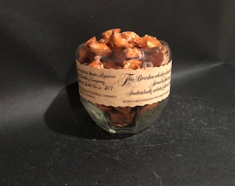 Candy Dish made from a Repurposed BLANTON Bourbon Whiskey Bottle