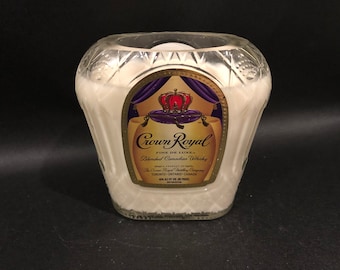 Crown Royal Candle/750ML Crown Royal Candle/Crown Whiskey Soy Candle/Crown Royal Bottle/Crown Royal Decor