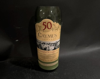 Caymus 50th Anv Wine Bottle Candle/ 750ML Caymus wine Bottle Gift/Made to Order. Camus wine.