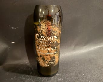 Caymus  Wine Bottle Candle/ 750ML Caymus wine Bottle Gift/Made to Order. Camus wine.