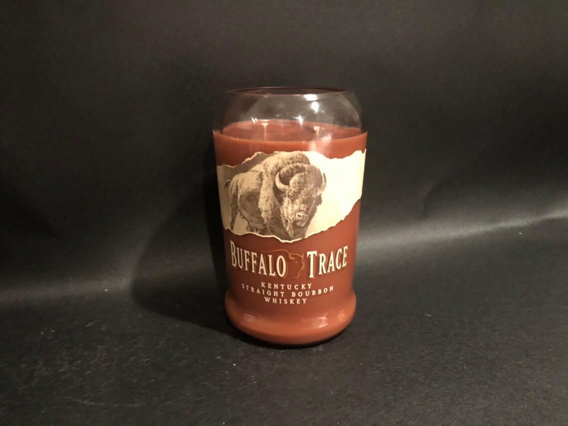 Buffalo Trace Candle/750ml Bufflo Trace Bourbon Whiskey Bottle Etsy